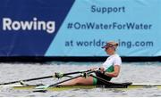 10 October 2020; Sanita Puspure of Ireland competing in the Women's Single Sculls event on day two of the 2020 European Rowing Championships in Poznan, Poland. Photo by Jakub Piaseki/Sportsfile