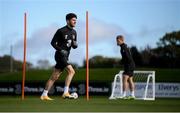 10 October 2020; Robbie Brady during a Republic of Ireland training session at the FAI National Training Centre in Abbotstown, Dublin. Photo by Stephen McCarthy/Sportsfile