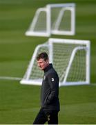 10 October 2020; Republic of Ireland manager Stephen Kenny during a Republic of Ireland training session at the FAI National Training Centre in Abbotstown, Dublin. Photo by Stephen McCarthy/Sportsfile