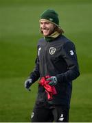 10 October 2020; Jeff Hendrick during a Republic of Ireland training session at the FAI National Training Centre in Abbotstown, Dublin. Photo by Stephen McCarthy/Sportsfile
