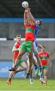 27 September 2020; James McCarthy of Ballymun Kickhams in action against Michael Darragh Macauley of Ballyboden St Enda's during the Dublin County Senior 1 Football Championship Final match between Ballyboden St Enda's and Ballymun Kickhams at Parnell Park in Dublin. Photo by Piaras Ó Mídheach/Sportsfile