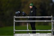 10 October 2020; Gary Seery, Republic of Ireland assistant analyst, during a Republic of Ireland training session at the FAI National Training Centre in Abbotstown, Dublin. Photo by Stephen McCarthy/Sportsfile
