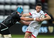 10 October 2020; John Cooney of Ulster is tackled by Justin Tipuric of Ospreys during the Guinness PRO14 match between Ospreys and Ulster at Liberty Stadium in Swansea, Wales. Photo by Chris Fairweather/Sportsfile