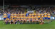 7 July 2019; The Clare squad before the GAA Football All-Ireland Senior Championship Round 4 match between Meath and Clare at O’Moore Park in Portlaoise, Laois. Photo by Piaras Ó Mídheach/Sportsfile