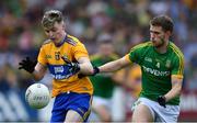 7 July 2019; Gavin Cooney of Clare in action against Shane Gallagher of Meath during the GAA Football All-Ireland Senior Championship Round 4 match between Meath and Clare at O’Moore Park in Portlaoise, Laois. Photo by Piaras Ó Mídheach/Sportsfile