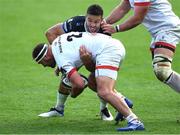 10 October 2020; Rob Herring of Ulster is tackled by Rhys Webb of Ospreys during the Guinness PRO14 match between Ospreys and Ulster at Liberty Stadium in Swansea, Wales. Photo by Ben Evans/Sportsfile