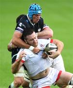 10 October 2020; Alan O'Connor of Ulster is tackled by Justin Tipuric of Ospreys during the Guinness PRO14 match between Ospreys and Ulster at Liberty Stadium in Swansea, Wales. Photo by Ben Evans/Sportsfile