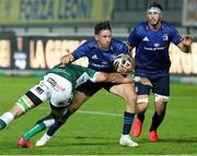 10 October 2020; Hugo Keenan of Leinster is tackled by Abraham Steyn of Benetton during the Guinness PRO14 match between Benetton and Leinster at Stadio Monigo in Treviso, Italy. Photo by Daniele Resini/Sportsfile