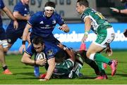 10 October 2020; Jack Conan of Leinster is tackled by Toa Halafihi of Benetton during the Guinness PRO14 match between Benetton and Leinster at Stadio Monigo in Treviso, Italy. Photo by Daniele Resini/Sportsfile