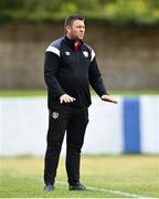 10 October 2020; Treaty United manager David Rooney during the Women's National League match between Treaty United and Shelbourne at Jackman Park in Limerick. Photo by Ramsey Cardy/Sportsfile
