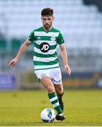 10 October 2020; Aaron Bolger of Shamrock Rovers II during the SSE Airtricity League First Division match between Shamrock Rovers II and Bray Wanderers at Tallaght Stadium in Dublin. Photo by Harry Murphy/Sportsfile