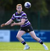 10 October 2020; Cathal Marsh of Terenure College in action against Dublin University during the Energia Community Series Leinster Conference 1 match between Terenure College and Dublin University at Lakelands Park in Dublin. Photo by Matt Browne/Sportsfile