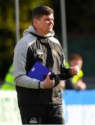 10 October 2020; Terenure College head coach Sean Skehan during the Energia Community Series Leinster Conference 1 match between Terenure College and Dublin University at Lakelands Park in Dublin. Photo by Matt Browne/Sportsfile