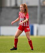 10 October 2020; Maura Shine of Treaty United during the Women's National League match between Treaty United and Shelbourne at Jackman Park in Limerick. Photo by Ramsey Cardy/Sportsfile