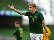 11 October 2020; James McClean of Republic of Ireland during the UEFA Nations League B match between Republic of Ireland and Wales at the Aviva Stadium in Dublin. Photo by Seb Daly/Sportsfile