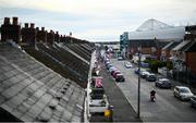 11 October 2020; A general view of Donegal Avenue an hour and a half prior to kick off of the UEFA Nations League B match between Northern Ireland and Austria at the National Football Stadium at Windsor Park in Belfast. Photo by David Fitzgerald/Sportsfile