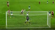 11 October 2020; Michael Gregoritsch of Austria heads to score his side's first goal during the UEFA Nations League B match between Northern Ireland and Austria at the National Football Stadium at Windsor Park in Belfast. Photo by David Fitzgerald/Sportsfile