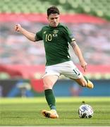 11 October 2020; Robbie Brady of Republic of Ireland during the UEFA Nations League B match between Republic of Ireland and Wales at the Aviva Stadium in Dublin. Photo by Stephen McCarthy/Sportsfile