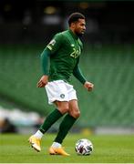 11 October 2020; Cyrus Christie of Republic of Ireland during the UEFA Nations League B match between Republic of Ireland and Wales at the Aviva Stadium in Dublin. Photo by Seb Daly/Sportsfile