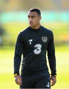 12 October 2020; Adam Idah during a Republic of Ireland training session at FAI National Training Centre in Abbotstown, Dublin. Photo by Stephen McCarthy/Sportsfile