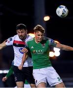 13 October 2020; Jake O'Brien of Cork City in action against Patrick Hoban of Dundalk during the SSE Airtricity League Premier Division match between Cork City and Dundalk at Turners Cross in Cork. Photo by Matt Browne/Sportsfile