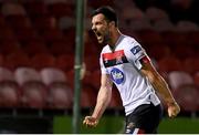 13 October 2020; Patrick Hoban of Dundalk celebrates after scoring his side's first goal during the SSE Airtricity League Premier Division match between Cork City and Dundalk at Turners Cross in Cork. Photo by Matt Browne/Sportsfile