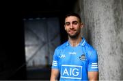 15 October 2020; Dublin Senior Footballer James McCarthy in attendance at Parnell Park to help Dublin GAA and sponsors AIG Insurance to officially launch the new Dublin jersey. Photo by David Fitzgerald/Sportsfile