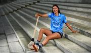 15 October 2020; Dublin Senior Camogie player Orla Gray in attendance at Parnell Park to help Dublin GAA and sponsors AIG Insurance to officially launch the new Dublin jersey. Photo by David Fitzgerald/Sportsfile