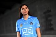 15 October 2020; Dublin Senior Camogie player Orla Gray in attendance at Parnell Park to help Dublin GAA and sponsors AIG Insurance to officially launch the new Dublin jersey. Photo by David Fitzgerald/Sportsfile