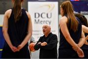 15 October 2020; In attendance at the Super League and Division One 2020/21 season launch is DCU Mercy head coach Mark Ingle. DCU Mercy will tip off their season in Trinity Sport against newly promoted Trinity Meteors on Saturday, 17th at 2pm. Belfast Star will have a new home this season in Lisburn Racquets. Their first game at the venue is due to be on November 28th, when they host UCD Marian in round 6. Photo by Brendan Moran/Sportsfile