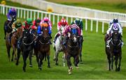 15 October 2020; Tyrion's Dream, centre, with Leigh Roche up, on their way to winning the Equilux Works Or Your Money Back Handicap DIV II at The Curragh Racecourse in Kildare. Photo by Seb Daly/Sportsfile