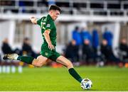 14 October 2020; Dara O'Shea of Republic of Ireland during the UEFA Nations League B match between Finland and Republic of Ireland at Helsingin Olympiastadion in Helsinki, Finland. Photo by Mauri Fordblom/Sportsfile