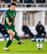 14 October 2020; Dara O'Shea of Republic of Ireland during the UEFA Nations League B match between Finland and Republic of Ireland at Helsingin Olympiastadion in Helsinki, Finland. Photo by Mauri Fordblom/Sportsfile