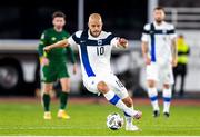 14 October 2020; Teemu Pukki of Finland during the UEFA Nations League B match between Finland and Republic of Ireland at Helsingin Olympiastadion in Helsinki, Finland. Photo by Mauri Fordblom/Sportsfile