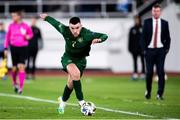 14 October 2020; Aaron Connolly of Republic of Ireland during the UEFA Nations League B match between Finland and Republic of Ireland at Helsingin Olympiastadion in Helsinki, Finland. Photo by Jussi Eskola/Sportsfile