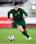 14 October 2020; Aaron Connolly of Republic of Ireland during the UEFA Nations League B match between Finland and Republic of Ireland at Helsingin Olympiastadion in Helsinki, Finland. Photo by Jussi Eskola/Sportsfile