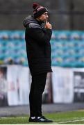 16 October 2020; Dundalk interim head coach Filippo Giovagnoli during the SSE Airtricity League Premier Division match between Dundalk and Bohemians at Oriel Park in Dundalk, Louth. Photo by Harry Murphy/Sportsfile