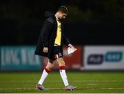 16 October 2020; Daniel Kelly of Dundalk leaves the field with an ice pack following the SSE Airtricity League Premier Division match between Dundalk and Bohemians at Oriel Park in Dundalk, Louth. Photo by Harry Murphy/Sportsfile