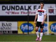 16 October 2020; Daniel Cleary of Dundalk during the SSE Airtricity League Premier Division match between Dundalk and Bohemians at Oriel Park in Dundalk, Louth. Photo by Harry Murphy/Sportsfile