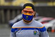 17 October 2020; James Sheerin of Wicklow arrives for the Allianz Football League Division 4 Round 6 match between Wicklow and Antrim at the County Grounds in Aughrim, Wicklow. Photo by Ray McManus/Sportsfile