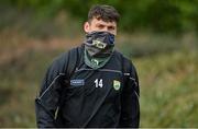 17 October 2020; Kerry captain David Clifford arrives wearing a facemask prior to the Allianz Football League Division 1 Round 6 match between Monaghan and Kerry at Grattan Park in Inniskeen, Monaghan. Photo by Brendan Moran/Sportsfile