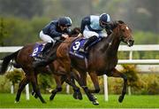 17 October 2020; Benaud, with Shane Crosse up, on their way to winning the Leopardstown Nursery Handicap at Leopardstown Racecourse in Dublin. Photo by Seb Daly/Sportsfile