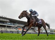 17 October 2020; Benaud, with Shane Crosse up, on their way to winning the Leopardstown Nursery Handicap at Leopardstown Racecourse in Dublin. Photo by Seb Daly/Sportsfile