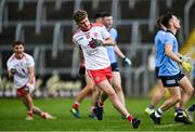 17 October 2020; Tiarnán Quinn of Tyrone after scoring his side's first goal during the EirGrid GAA Football All-Ireland U20 Championship Semi-Final match between Dublin and Tyrone at Kingspan Breffni Park in Cavan. Photo by David Fitzgerald/Sportsfile