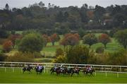 17 October 2020; A view of the field during the Leopardstown Members Club Maiden at Leopardstown Racecourse in Dublin. Photo by Seb Daly/Sportsfile