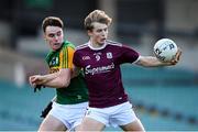 17 October 2020; Cian Hernon of Galway in action against Luke Brosnan of Kerry during the EirGrid GAA Football All-Ireland U20 Championship Semi-Final match between Kerry and Galway at the LIT Gaelic Grounds in Limerick. Photo by Matt Browne/Sportsfile