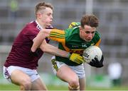 17 October 2020; Ruaidhri O Beaglaoich of Kerry in action against Owen Fitzgerald of Galway during the EirGrid GAA Football All-Ireland U20 Championship Semi-Final match between Kerry and Galway at the LIT Gaelic Grounds in Limerick. Photo by Matt Browne/Sportsfile