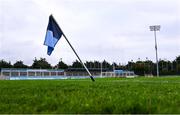 17 October 2020; A view of a flag ahead of the Allianz Football League Division 1 Round 6 match between Dublin and Meath at Parnell Park in Dublin. Photo by Ramsey Cardy/Sportsfile