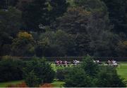 17 October 2020; A view of the field during the Breast Cancer Ireland Handicap at Leopardstown Racecourse in Dublin. Photo by Seb Daly/Sportsfile