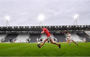 17 October 2020; Paul Walsh of Louth during the Allianz Football League Division 3 Round 6 match between Cork and Louth at Páirc Ui Chaoimh in Cork. Photo by Harry Murphy/Sportsfile